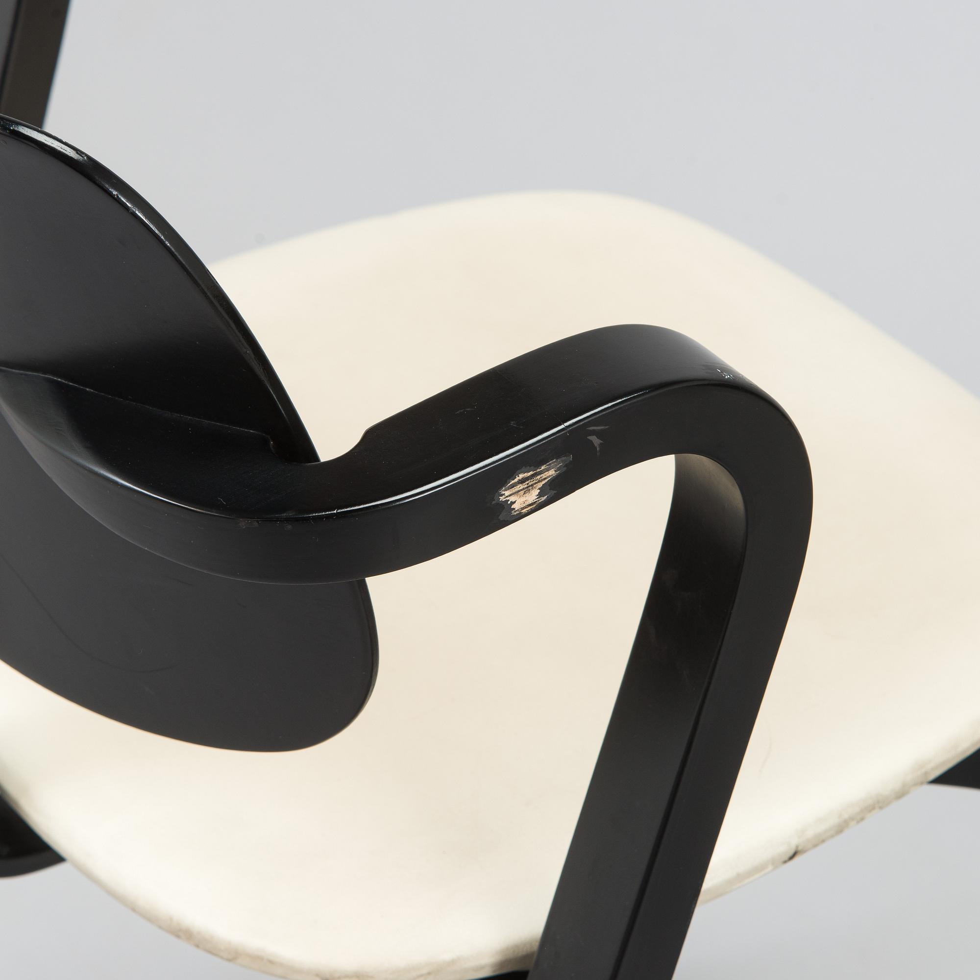 Ilmari Tapiovaara, a set of six 1960s 'Aslak' armchairs for Asko, Finland.