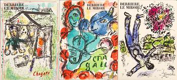 Marc Chagall, 3 magazines Derriere le Miroir.