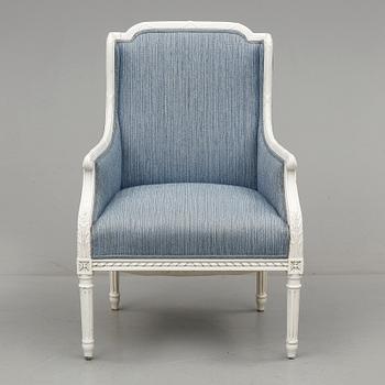 KARMSTOL, gustaviansk stil, 1900-talets andra hälft.