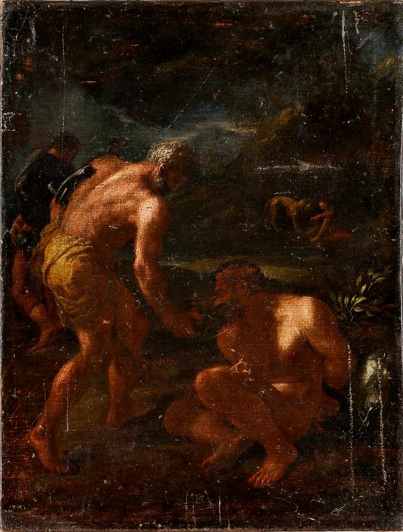 OKÄND KONSTNÄR, Olja på duk, ej signerad. 1600/1700-tal.