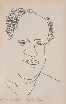 930. Henri Matisse, "Portrait de René Leriche".