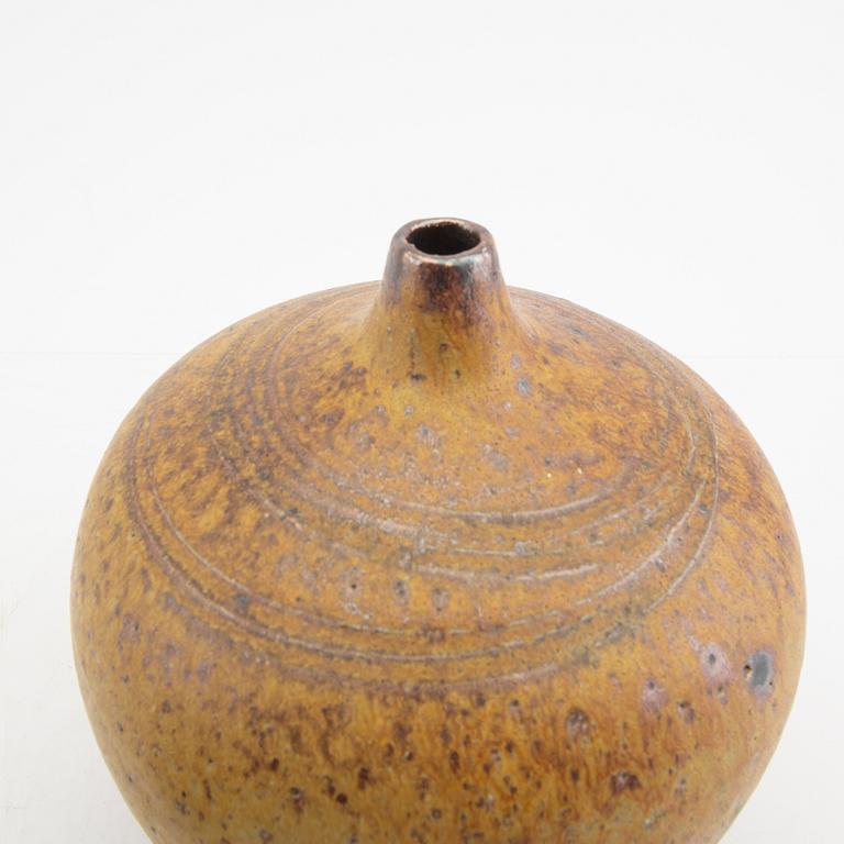 John Andersson & Yngve Blixt vases 2 signed Höganäs stoneware.