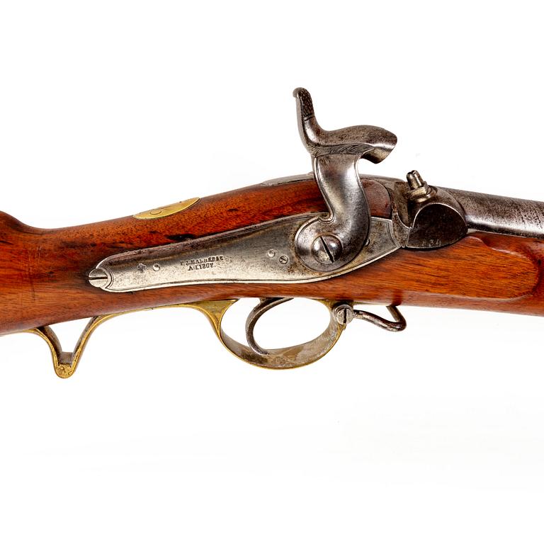 A percussion carbine for the Russian light infantry M 1843.