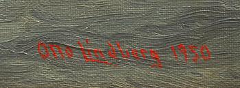 OTTO LINDBERG, olja på duk, sign och dat 1950.