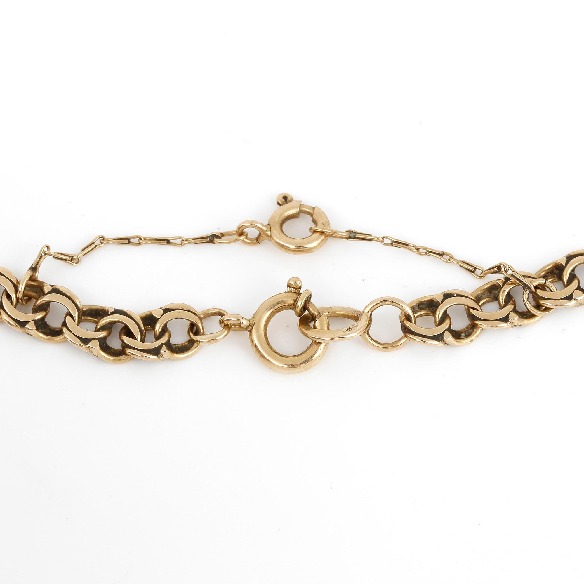 HALSKEDJA, 18K guld, Stockholm, 1964. Total vikt ca 30,34 g.