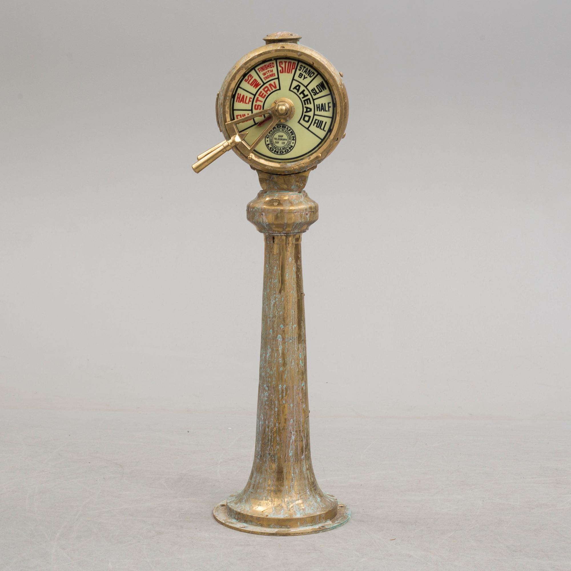 MASKINTELEGRAF, märkt Chadburn, London.