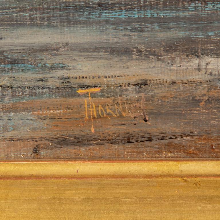 Charles Thornley, "Low tide - Scarborough".