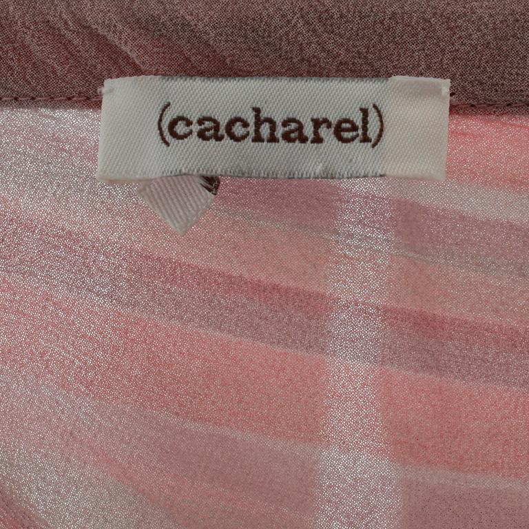 CACHAREL, a silk ruffled dress.