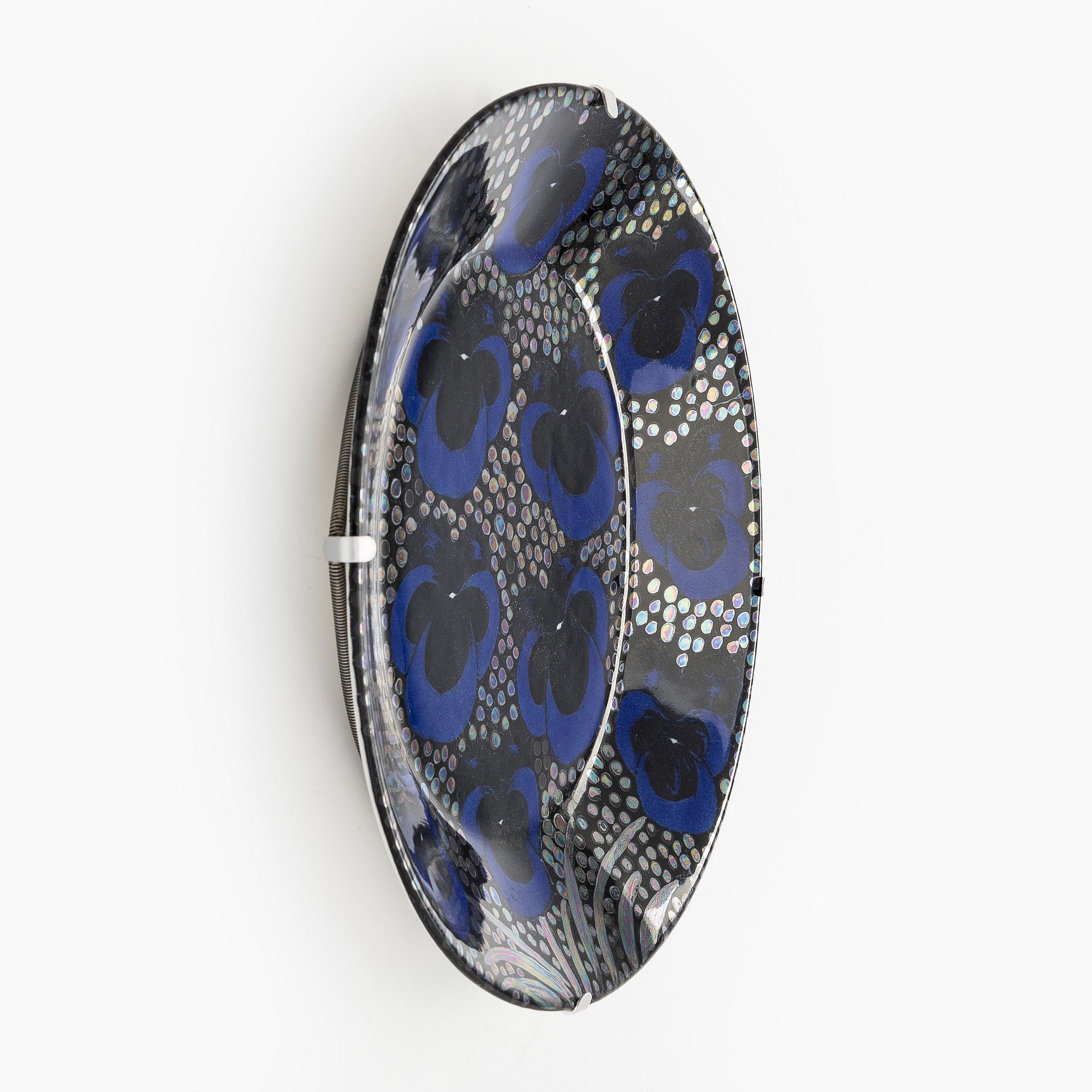 Birger Kaipiainen, a ceramic decorative plate, sample, Arabia Finland.