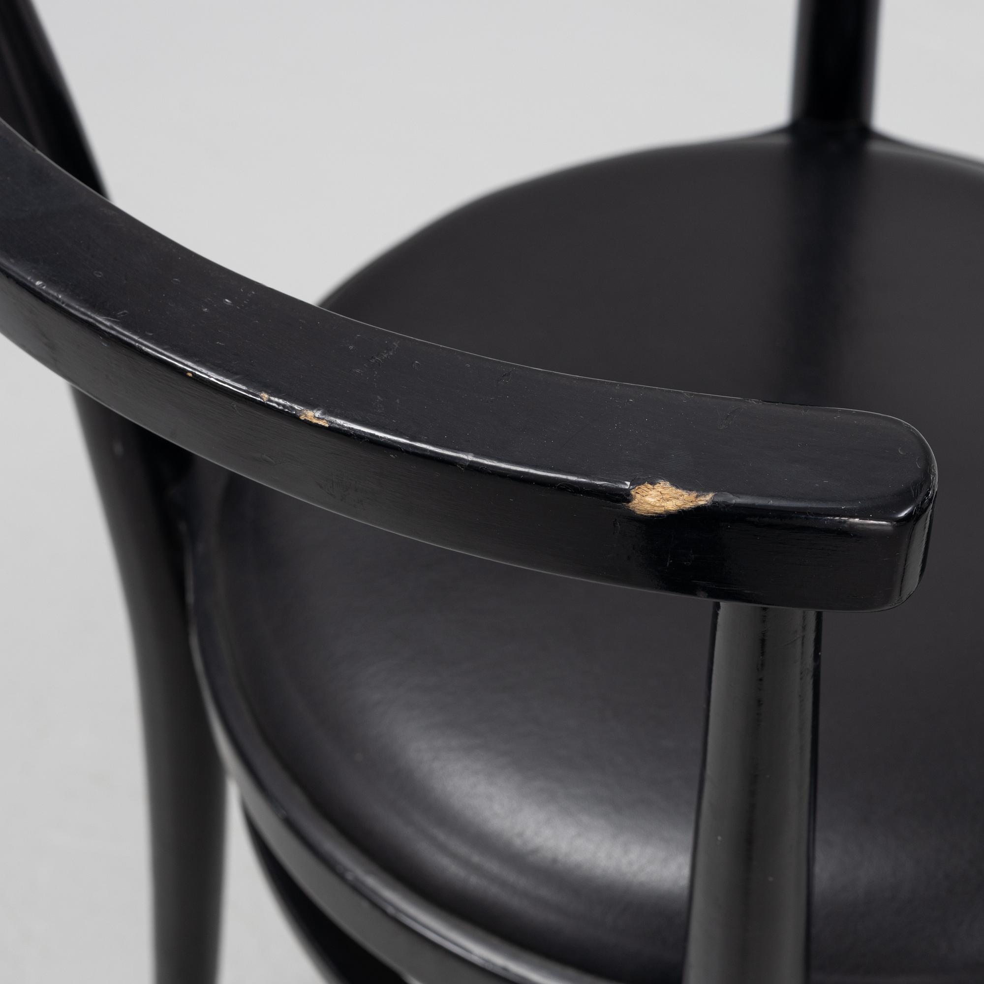 Åke Axelsson, a set of five 'Bohem' chairs, Gemla, 1989.