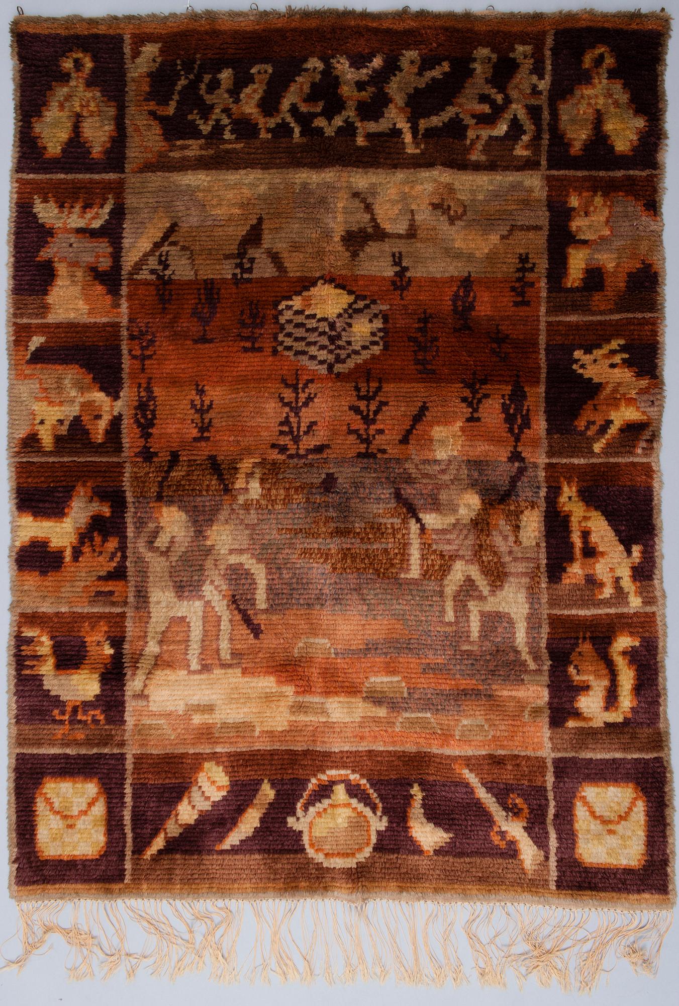 RYA, "Seitsemän veljestä", Finland, 1930/40-tal. 170x124 cm.