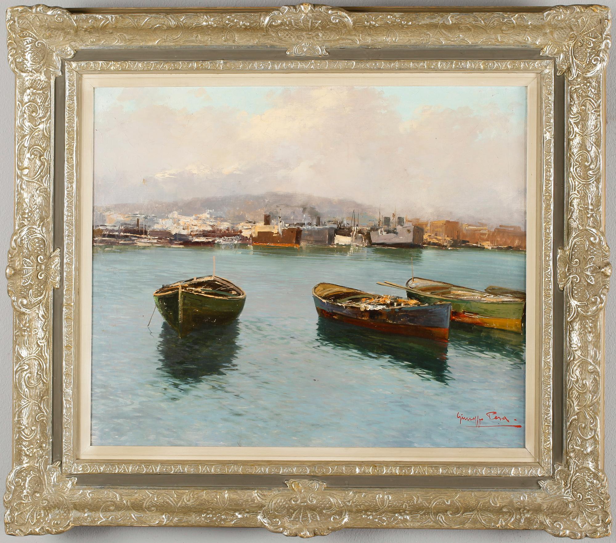 GUISEPPI PESA, olja på duk, signerad.