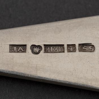 J Appelgren, bestickservis, 48 delar, silver, Vasa, Finland 1923-24.