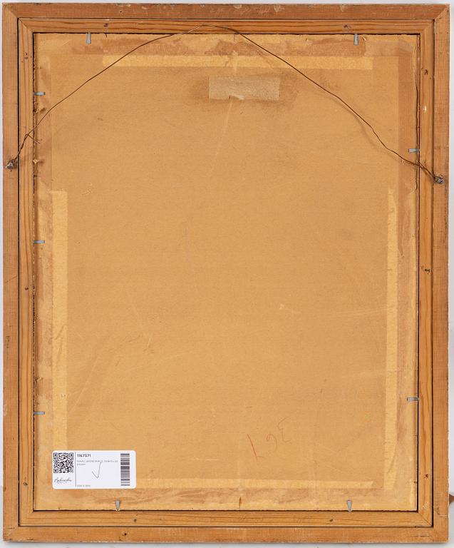 ISAAC GRÜNEWALD, rödkrita på papper.