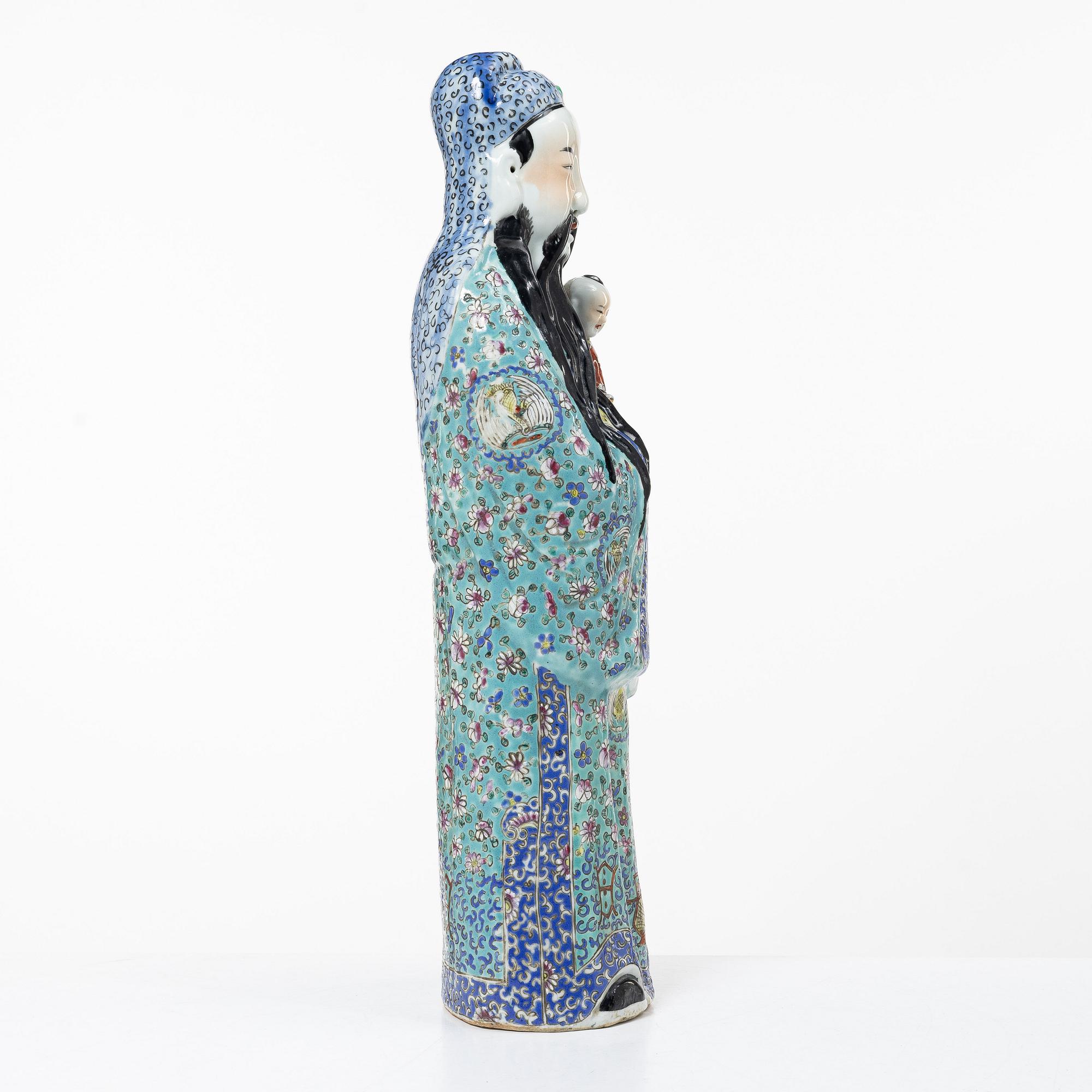 Skulptur, porslin. Kina, 1900-talets andra hälft.