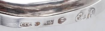 GRÄDDKANNA, silver, Claes Christian Carlén, Borås 1831. 213 gram.