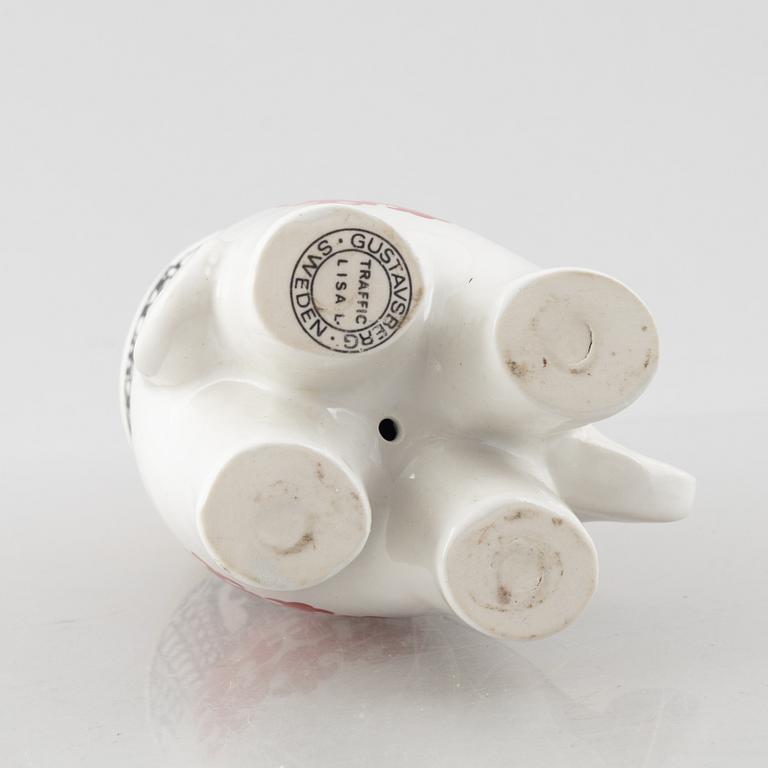 Lisa Larson, figurin, stengods, "Elefant" ur serien "Traffic", Gustavsberg 1971-73.