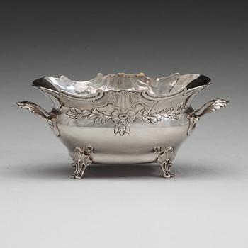 A Swedish 18th century silver bowl, mark of Anders Castman, Eksjö 1779.