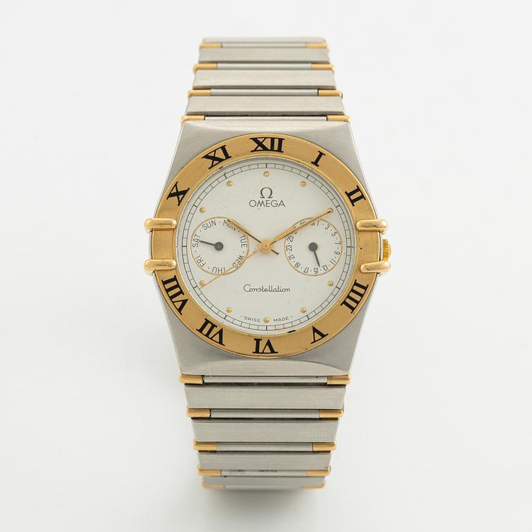 Omega, Constellation, "Uggla", armbandsur, 32,5 mm.