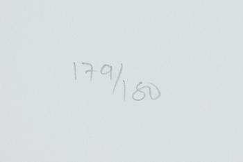 Sigvard Bernadotte, färglitografi, 1983, signerad 179/180.