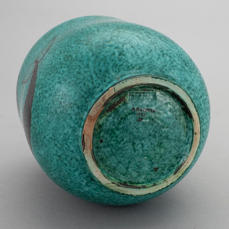 WILHELM KÅGE, vas, stengods, "Argenta" Gustavsberg.