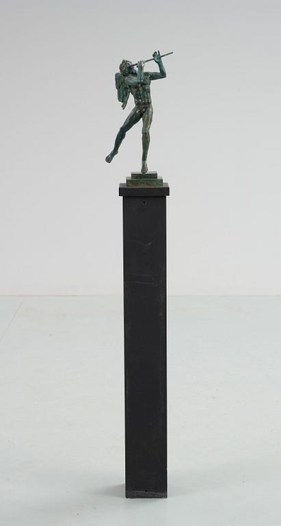 CARL MILLES, efter, skulptur, brons. Otydl stämpel. Sent 1900-tal.