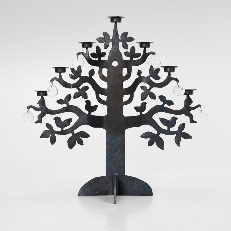 Bertil Vallien, candelabrum, Boda Smide, second half of the 20th century.