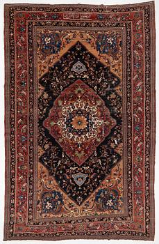 An antique 'khan carpet', Bakhtiari, western persia. c. 550 x 350 cm.