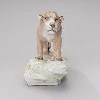 An Amphora porcelain figurine 2882, impressed mark Strasser Wien.