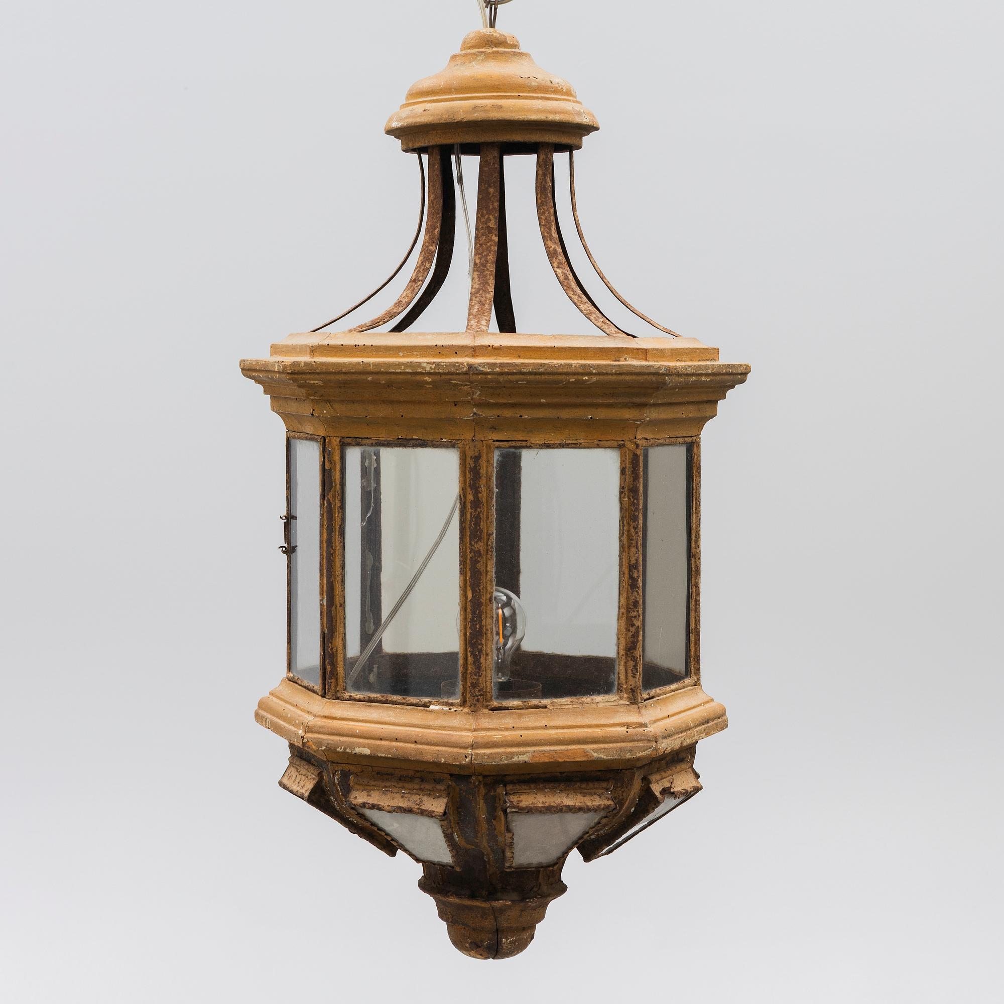 Ceiling lantern, 19th century.