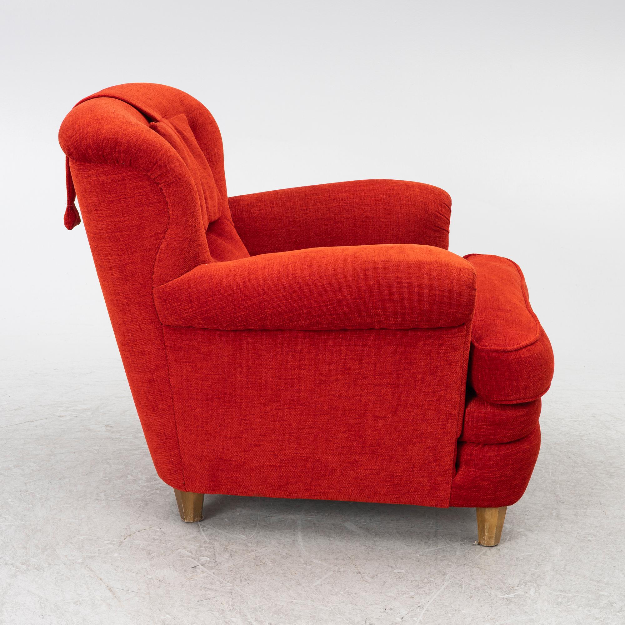 Josef Frank, fåtölj, modell 568, Firma Svenskt Tenn.