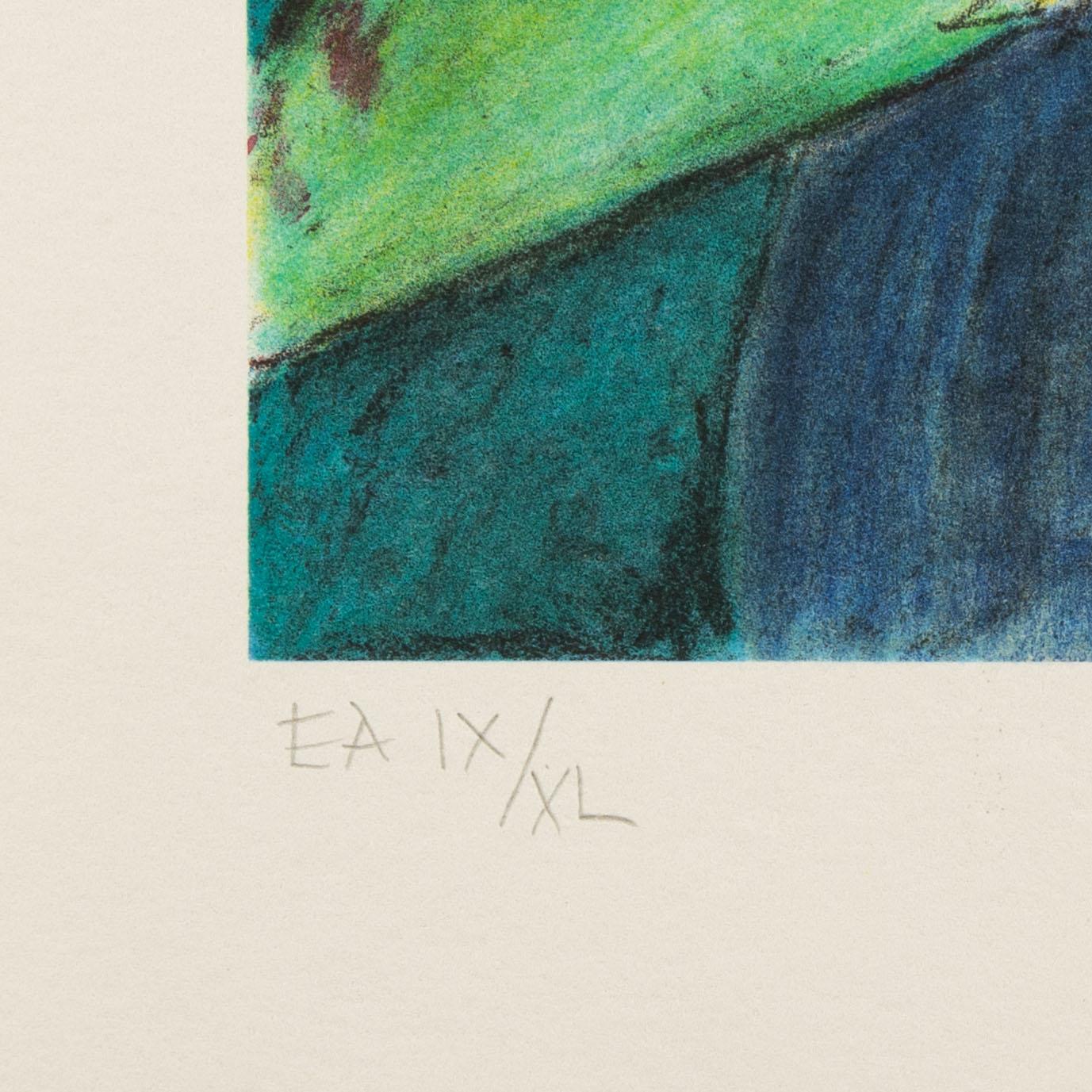 Plura Jonsson, färglitografi, signerad EA IX/XL.