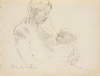 893. Lotte Laserstein, Mother and child.