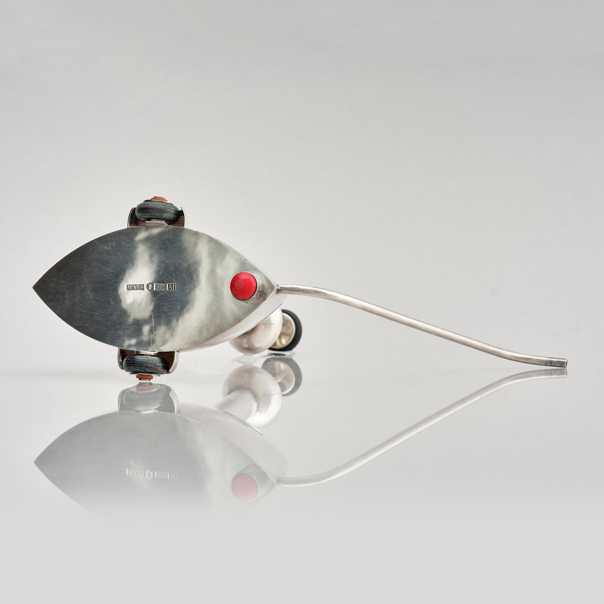 Mats Eskils, kanna "DropStop", sterlingsilver, Stockholm, 1999.