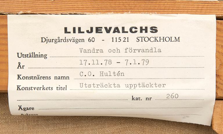 CO Hultén, "Utsträcka upptäckter".