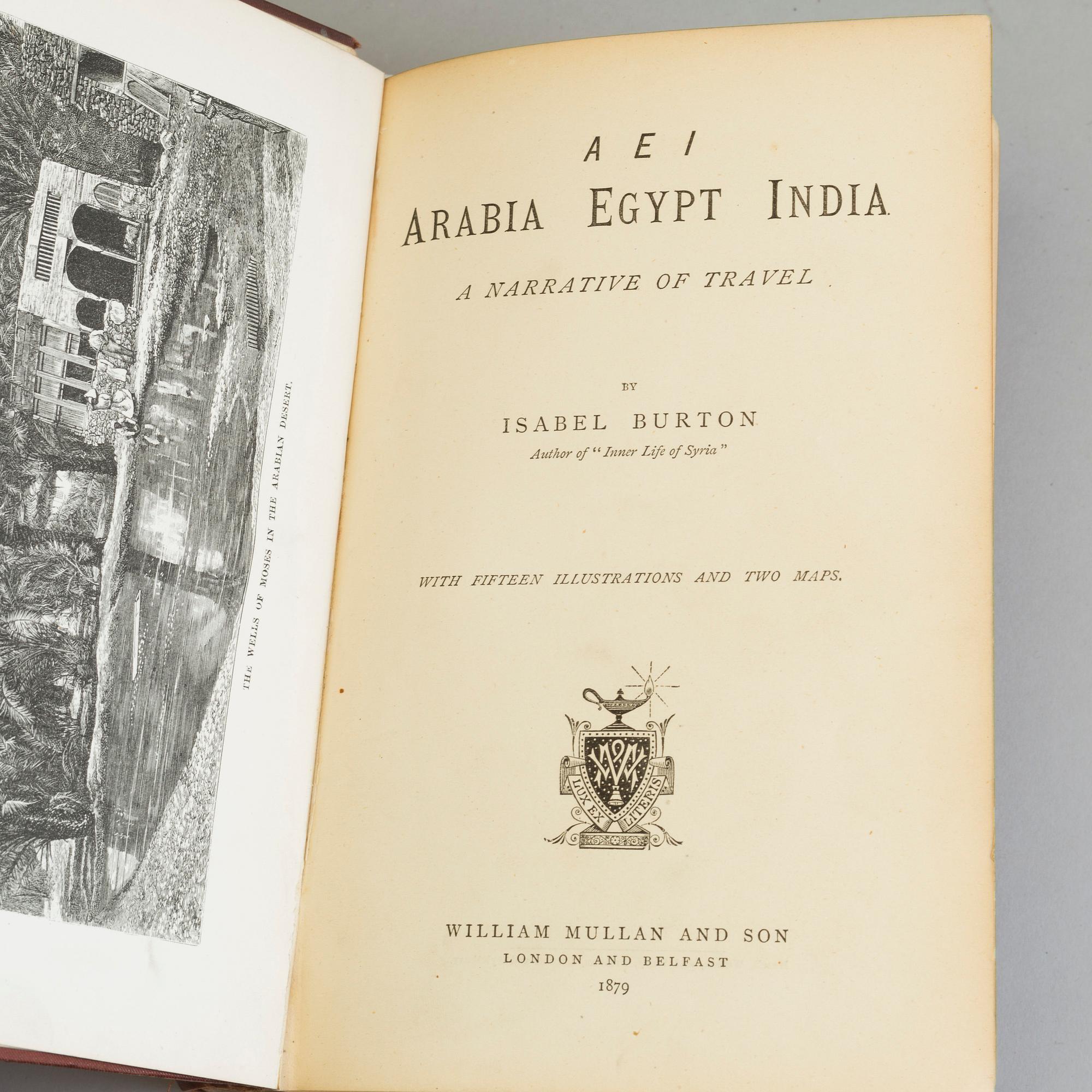 BÖCKER, Reseskildringar m.m. (Afrika, Amerika, Asien), 10 verk, 13 volymer. Ej kollationerade.