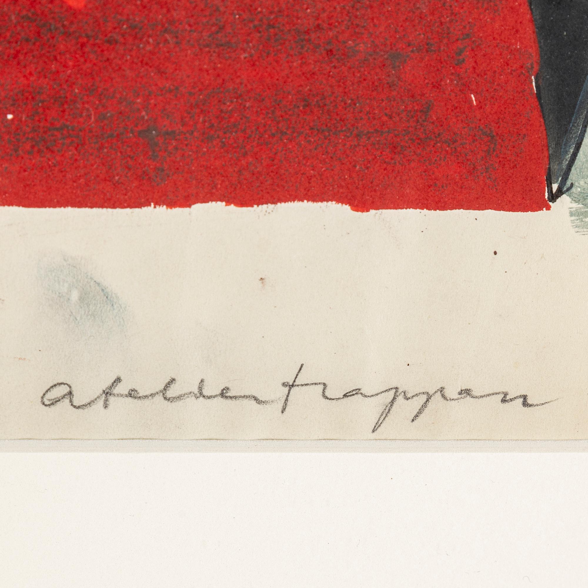 OLLE BONNIÉR, watercolor on paper, signed and dated 28.5-57.