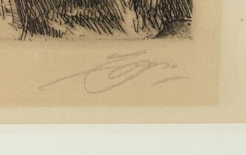 Anders Zorn, "Gammal knekt".