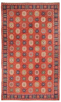 512. MATTA. "Röd Flossa". Flossa. 541,5 x 314 cm. Signerad MMF.