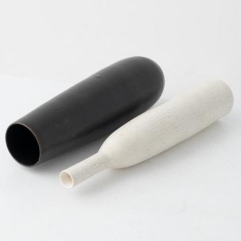 Carl-Harry Stålhane, two stoneware vases, Rörstrand, Sweden 1950-60s.