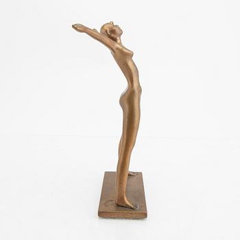 Stig Blomberg, skulptur, höjd 20 cm.