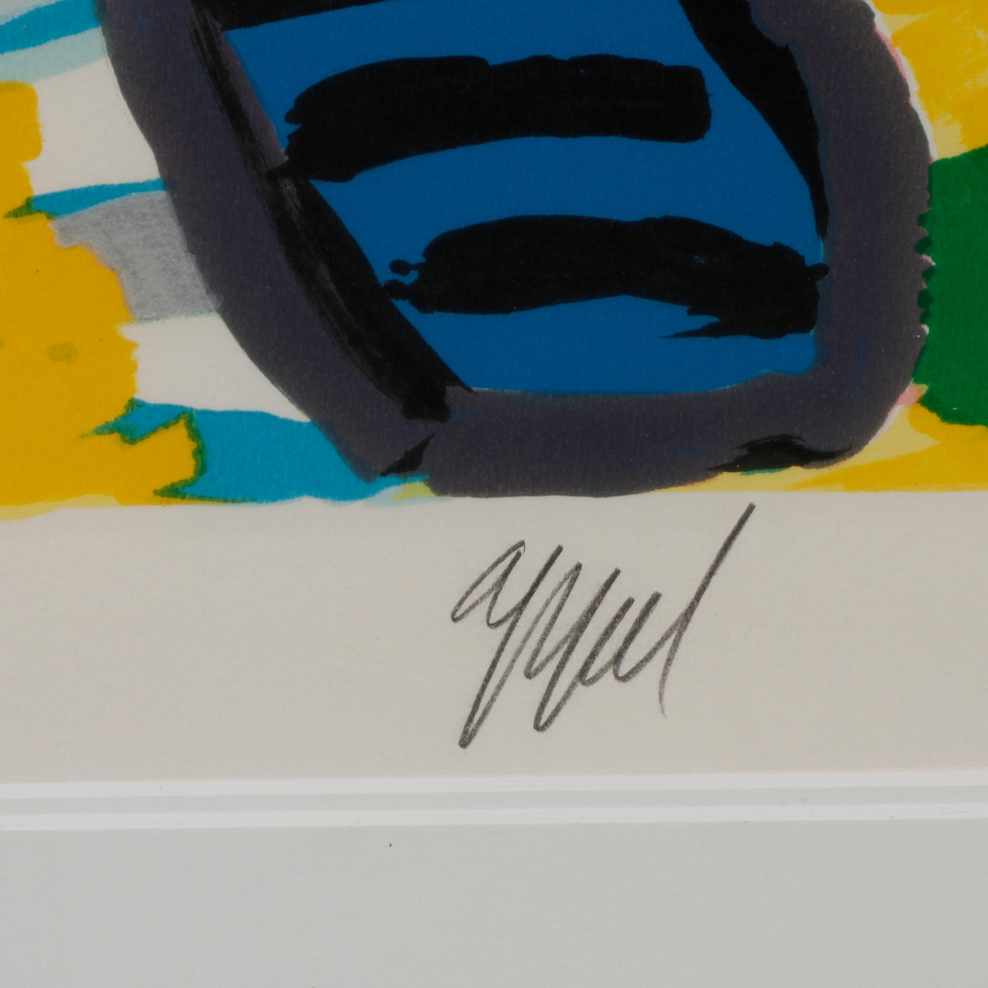 KAREL APPEL, färglitografi, signerad och numrerad EC.
