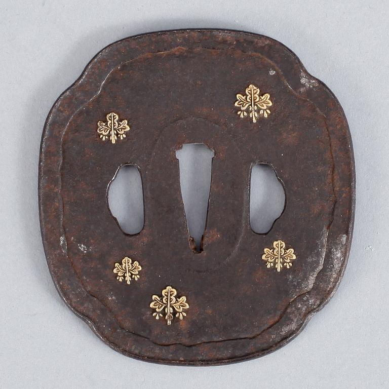 TSUBA, brons, Japan.