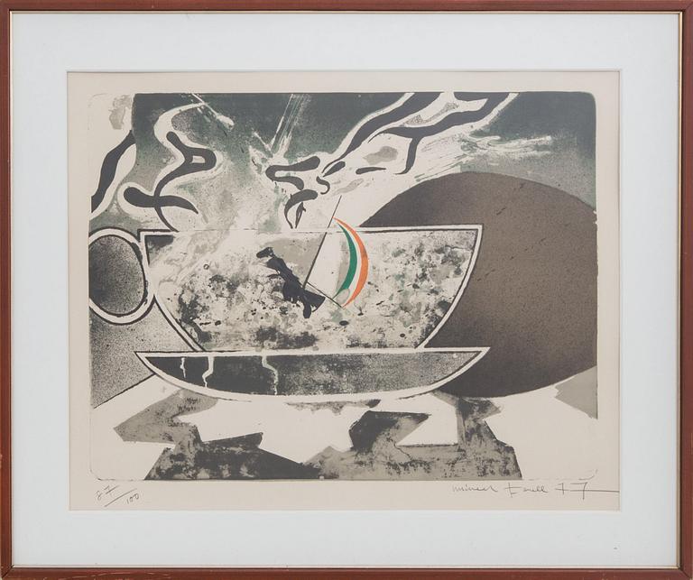 MICHAEL FARRELL, litografi. Signerad och numrerad, 87/100.