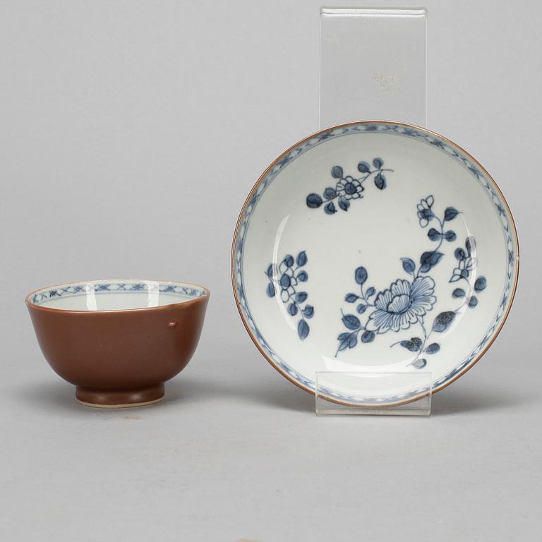 KOPP OCH FAT, porslin, Qianlong (1736-95).