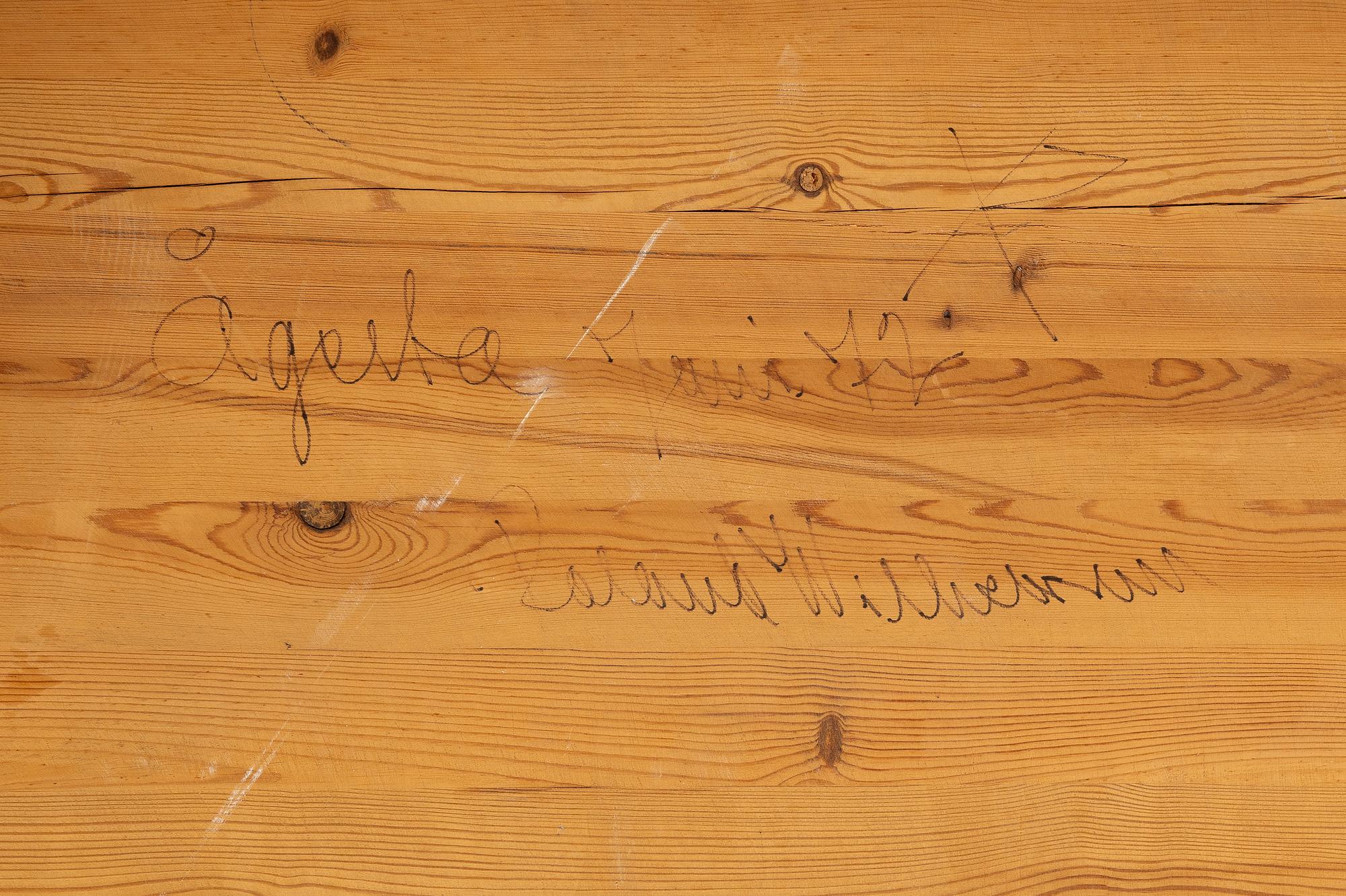 Roland Wilhelmsson, bänk/soffbord, "Sink", 1977.