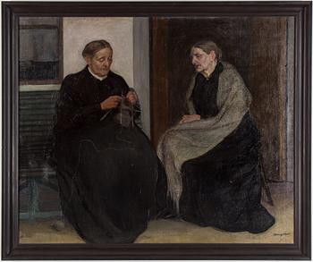 ESTER DOROTHEA ALMQVIST, oil on canvad, signed and dated 1907.