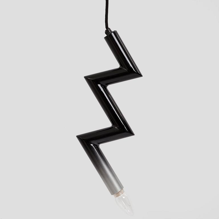 Lotta Lampa, a unique "TT Thunder" ceiling light, Studio Lotta Lampa, Sweden 2018.