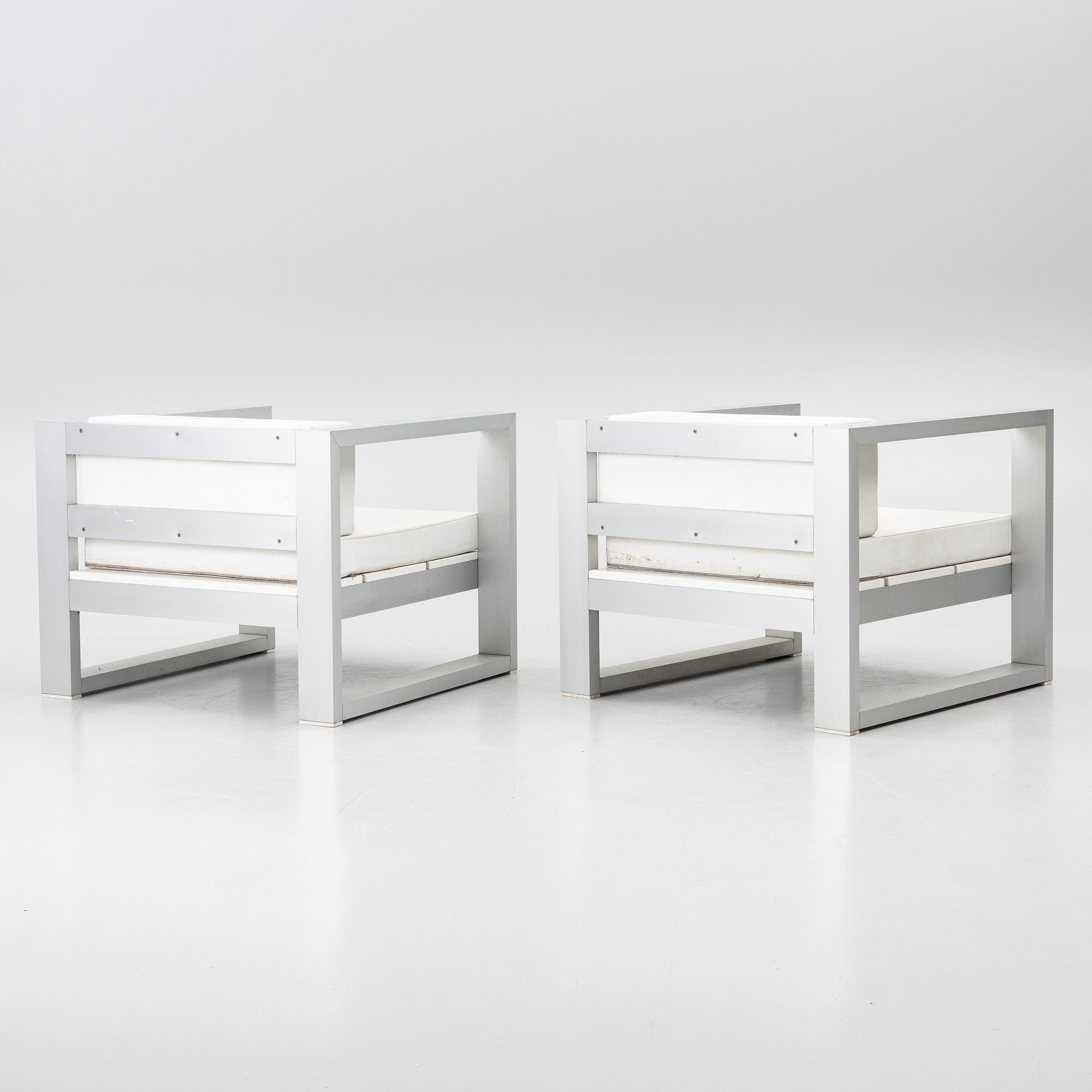 Ramón Esteve, a pair of outdoor easy chairs, "Na Xemena", Gandia Blasco, Spain, contemporary.