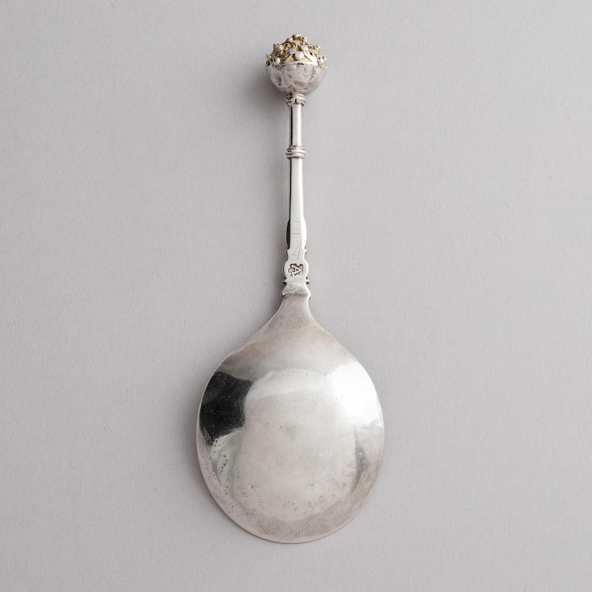 Anders Larsson, sked, silver, Norrköping (verksam 1636-1670). Barock.